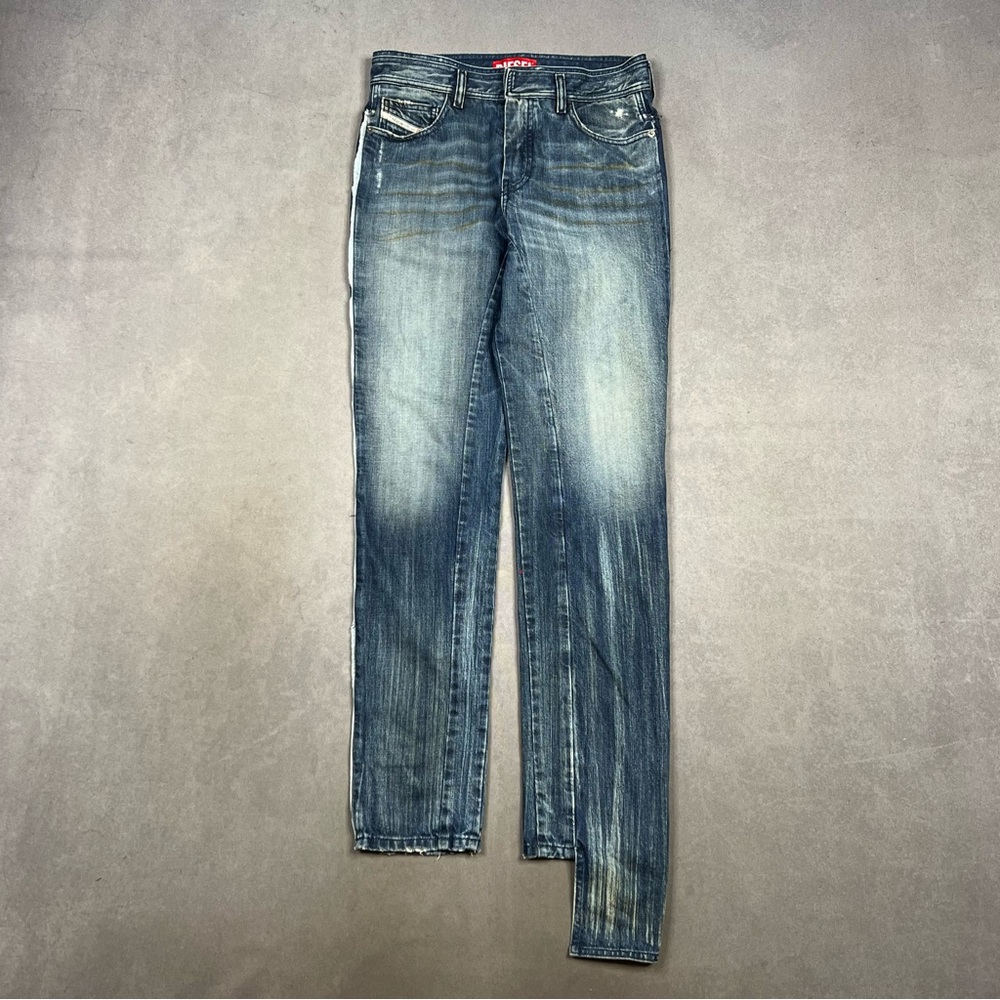 Diesel By Shane Oliver HBA Faded Blue Skinny Jeans